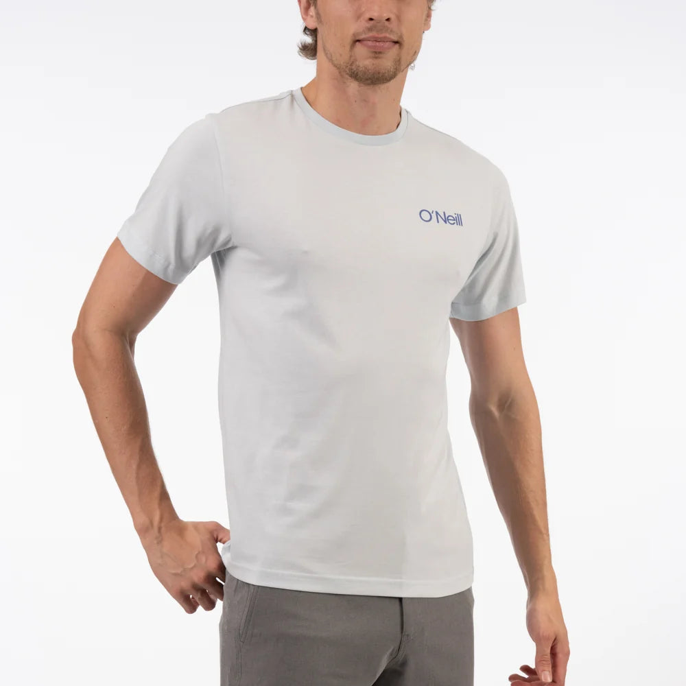 Jacks Quote SS Tee in Angel Fall Blue