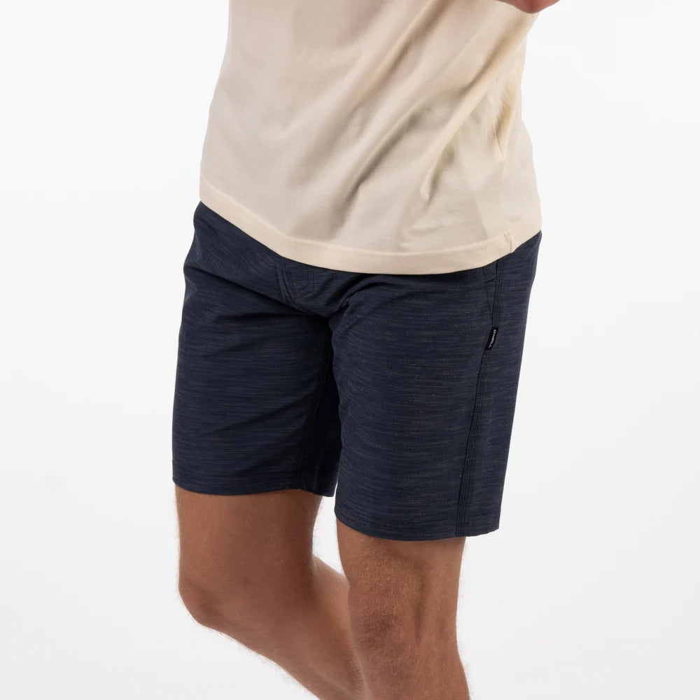 Loaded Heather 19" Shorts in Navy