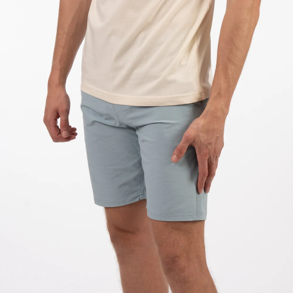 Loaded Heather 19" Shorts in Stone Blue