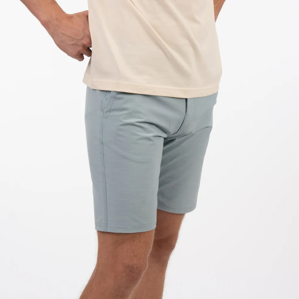 Loaded Heather 19" Shorts in Stone Blue