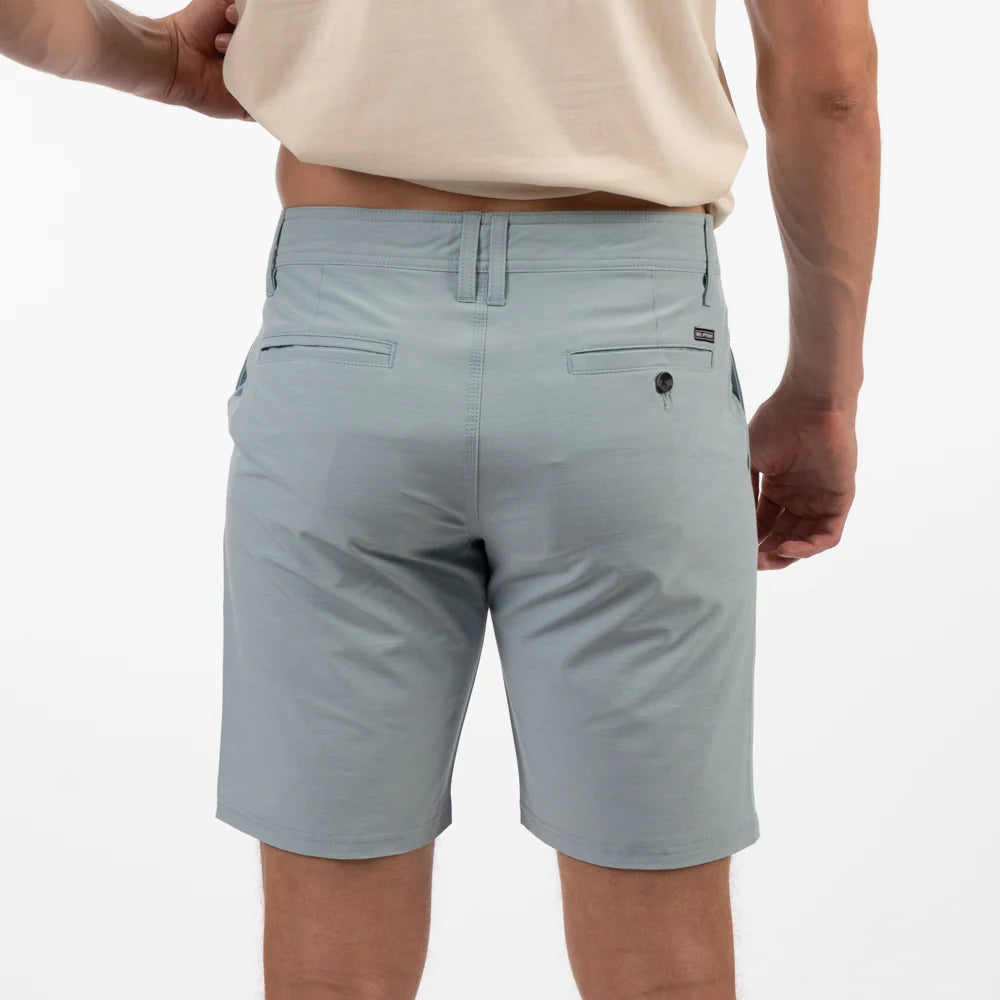 Loaded Heather 19" Shorts in Stone Blue