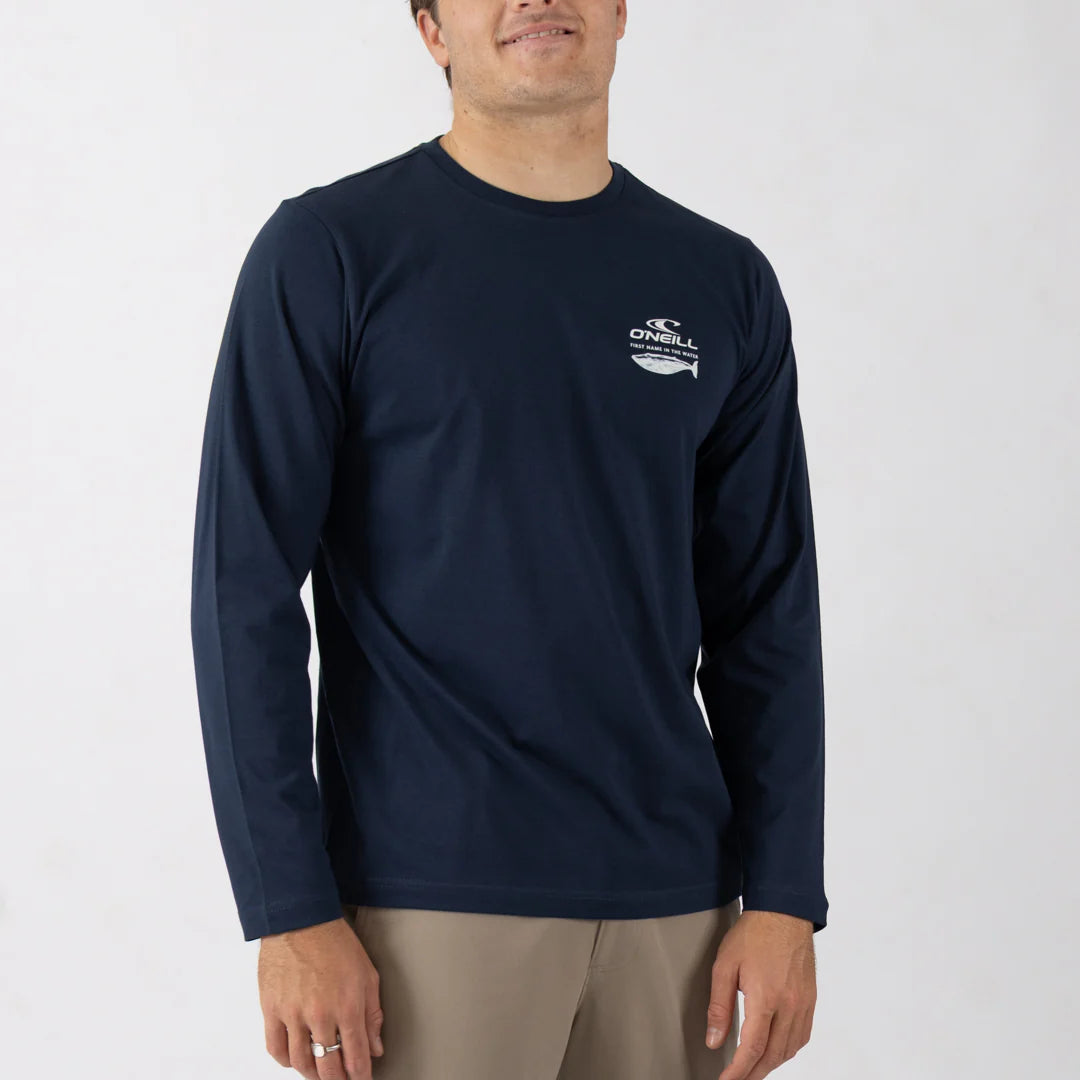 Moby LS Tee in Navy
