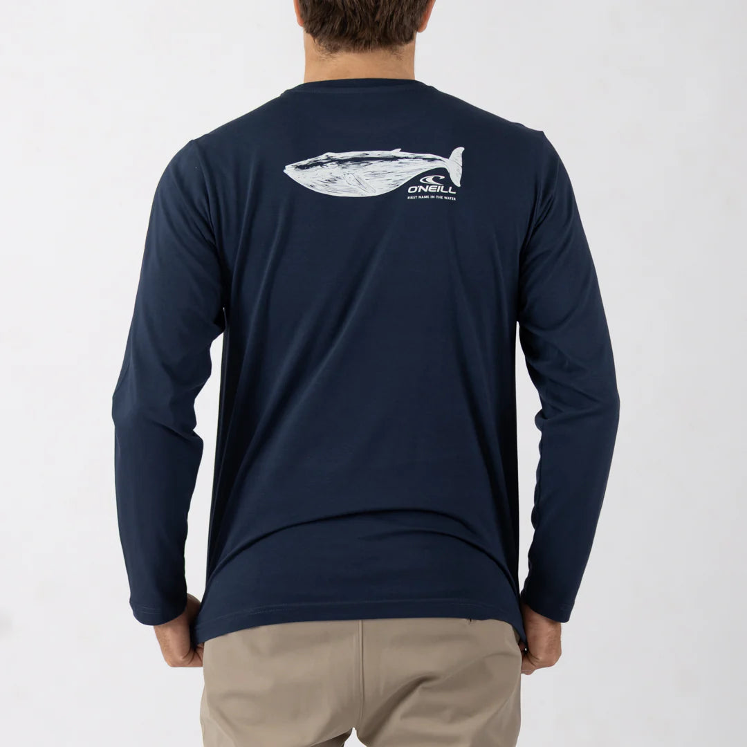 Moby LS Tee in Navy