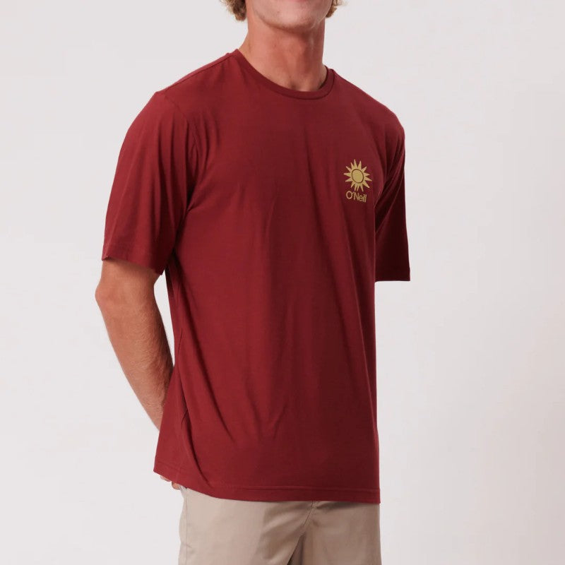 OG Block SS Tee in Cordovan