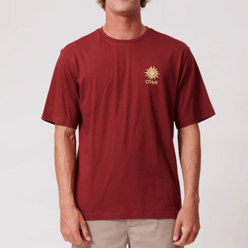 OG Block SS Tee in Cordovan