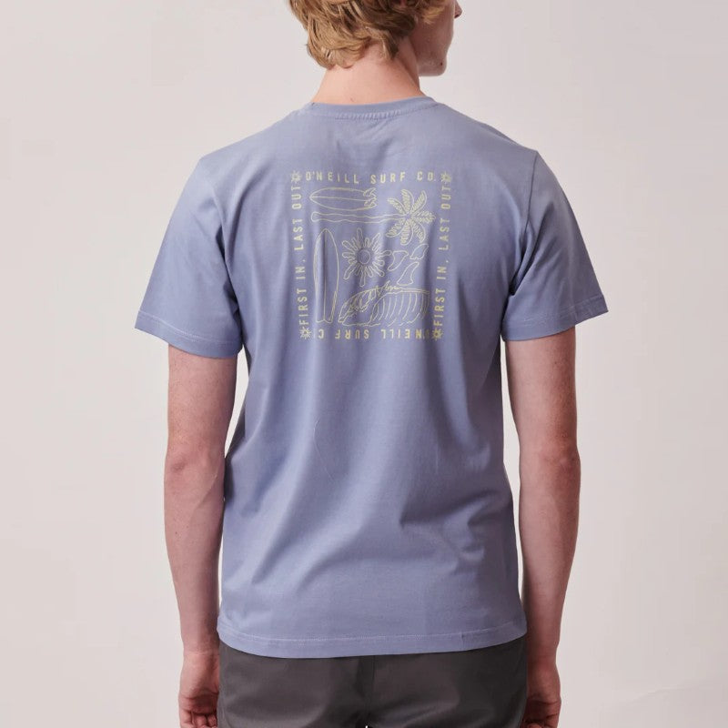 Puzzle Pieces SS Tee in Blue