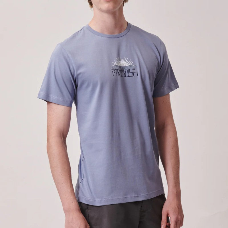 Ray & Waves SS Tee in Folk Blue