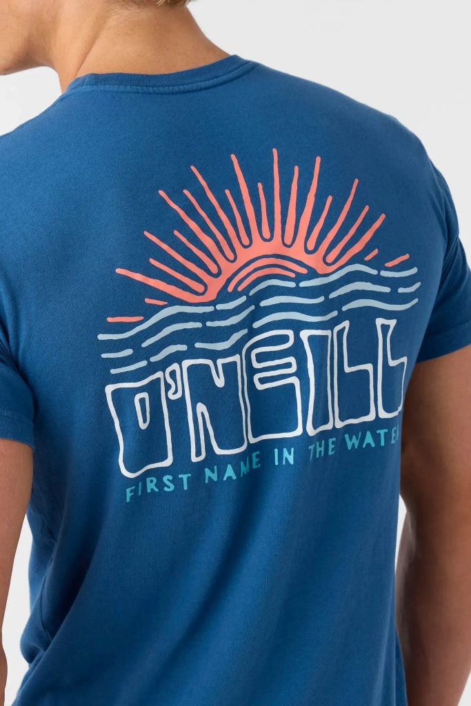 Ray & Waves SS Tee in Blue