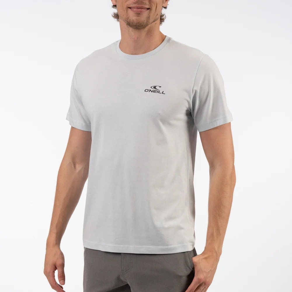 Shadow Surfer SS Tee in Angel Fall Blue