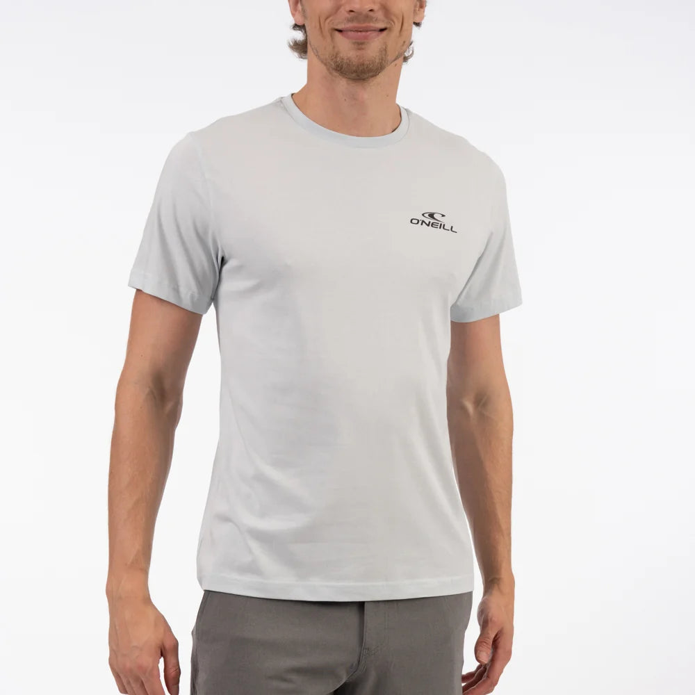 Shadow Surfer SS Tee in Angel Fall Blue