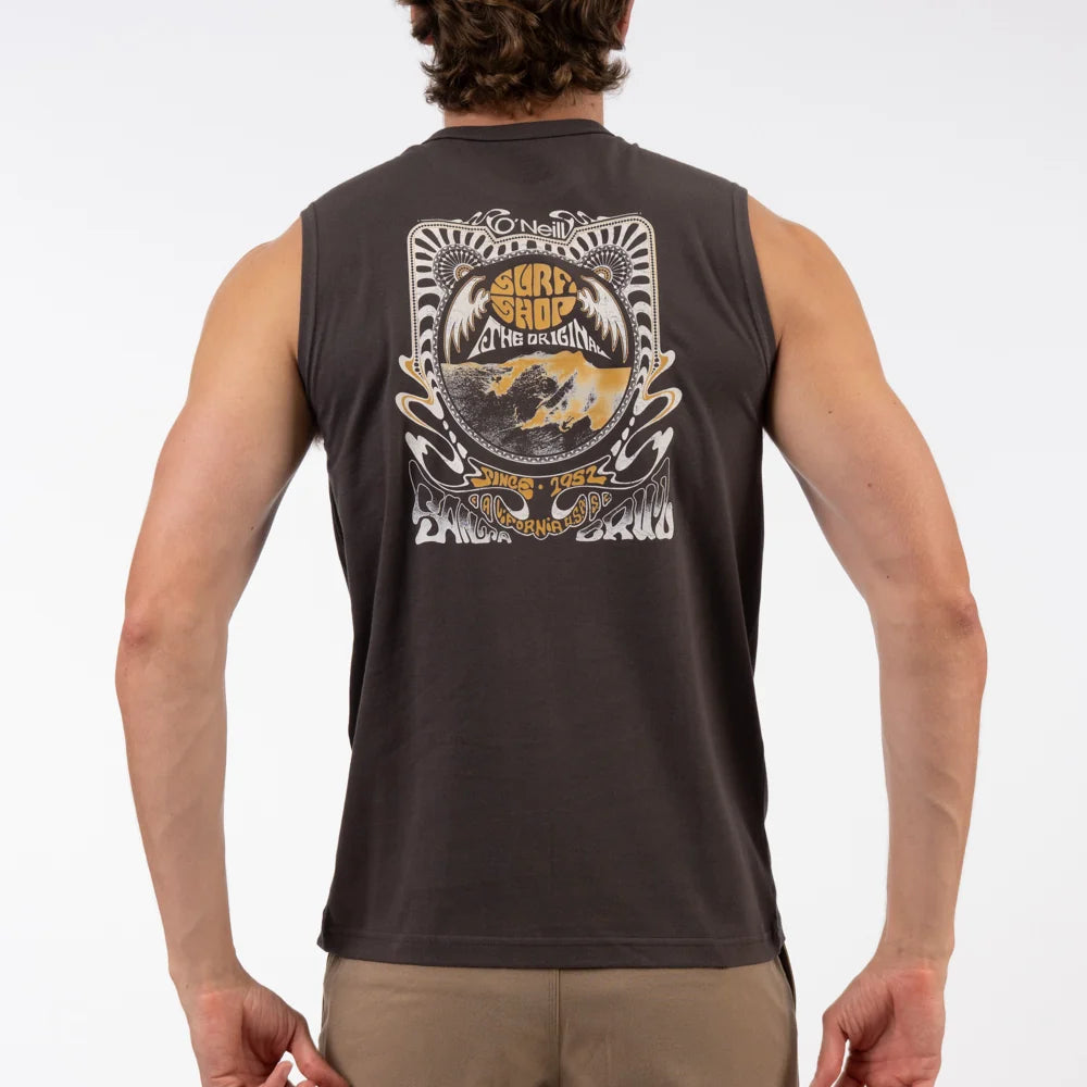 Surf Shop Vest in Asphalt Grey