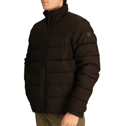 Trip Puffer Jacket in Black