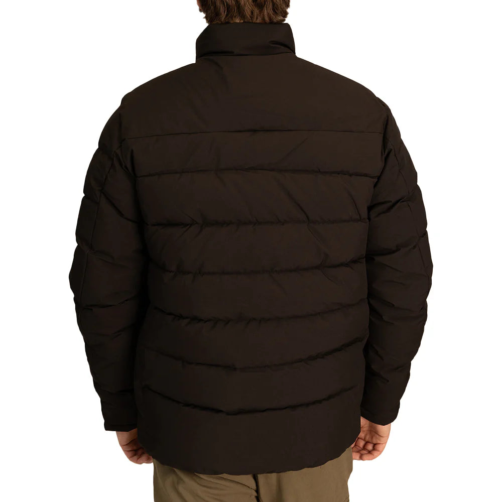 Trip Puffer Jacket in Black