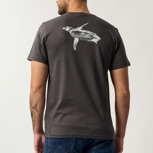 Tuxedo Surf Tee in Asphalt Grey