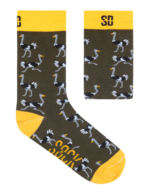 Cotton Ostrich Run Socks