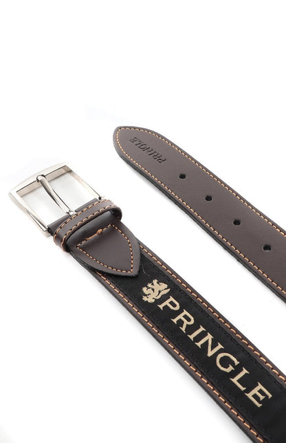 Casual Brown Leather Belt