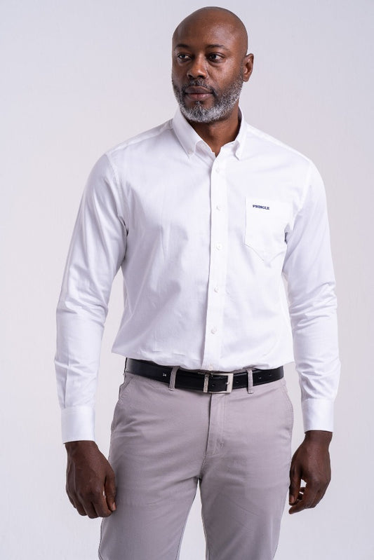 William Classic Fit White Shirt