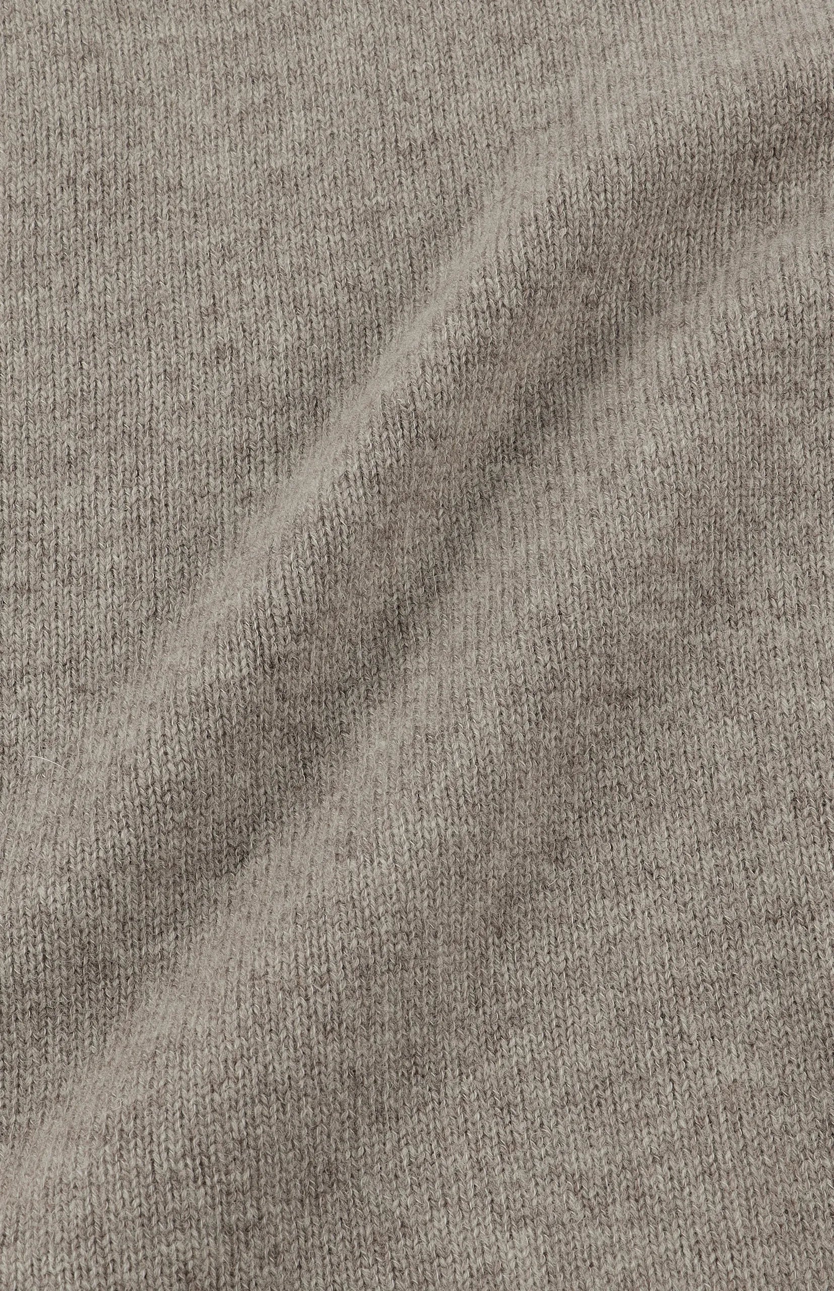 Johnson Lambswool Crew Sweater in Taupe