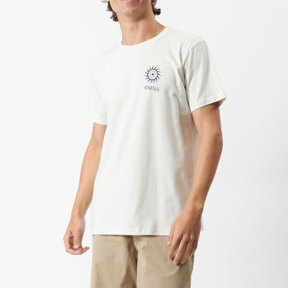 Swell Wheel Tee in Cloud Dancer