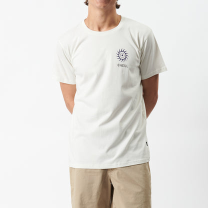 Swell Wheel Tee in Cloud Dancer