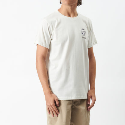 Swell Wheel Tee in Cloud Dancer