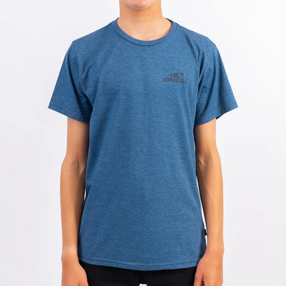 Locked Up Small Tee in Poseidon Melange