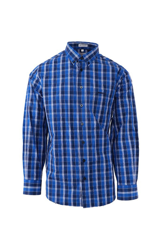 Phoenix Navy Checkered Shirt