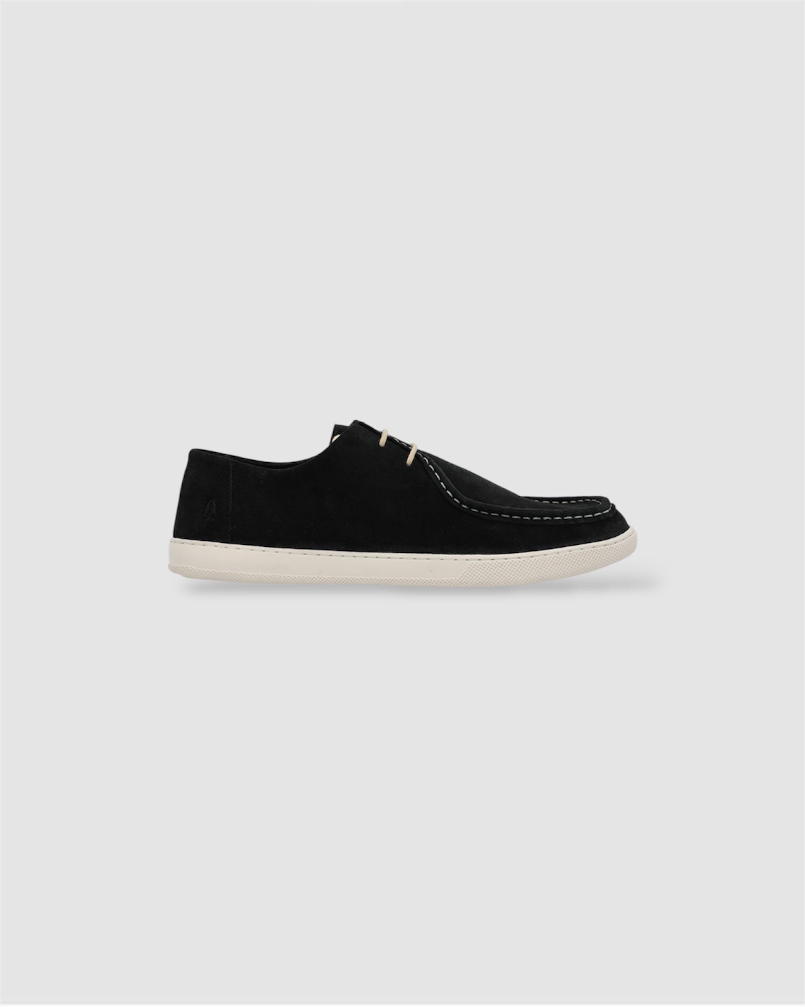 Gideon Suede Shoe in Oyster Black
