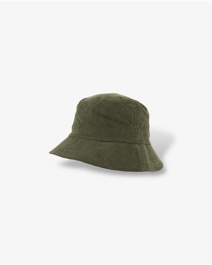 Corduroy Bucket Hat in Olive