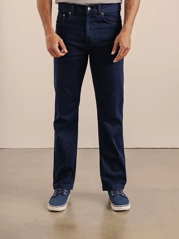 Paul Relaxed Denim in Blue / Black