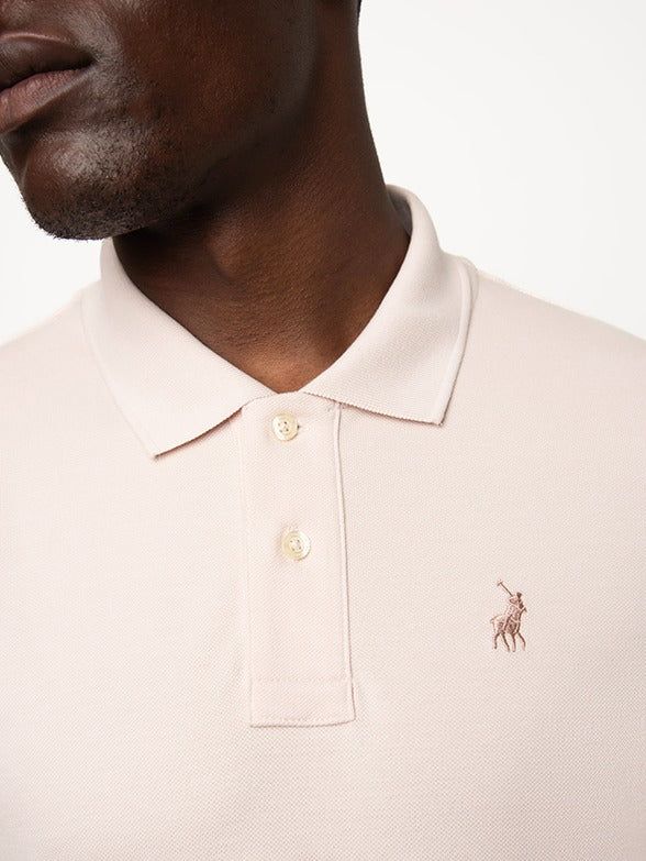 Carter Essential Pique SS Golfer in Pink