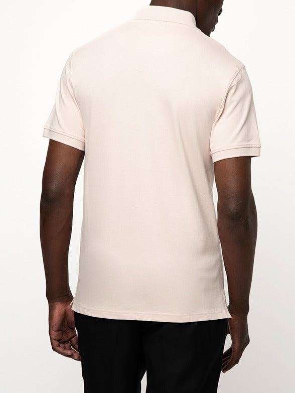 Carter Essential Pique SS Golfer in Pink