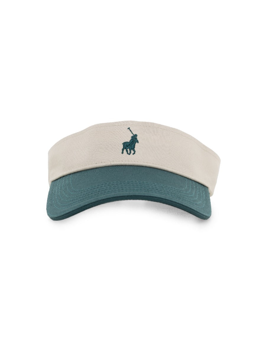 Cotton Elasticated Visor in Green