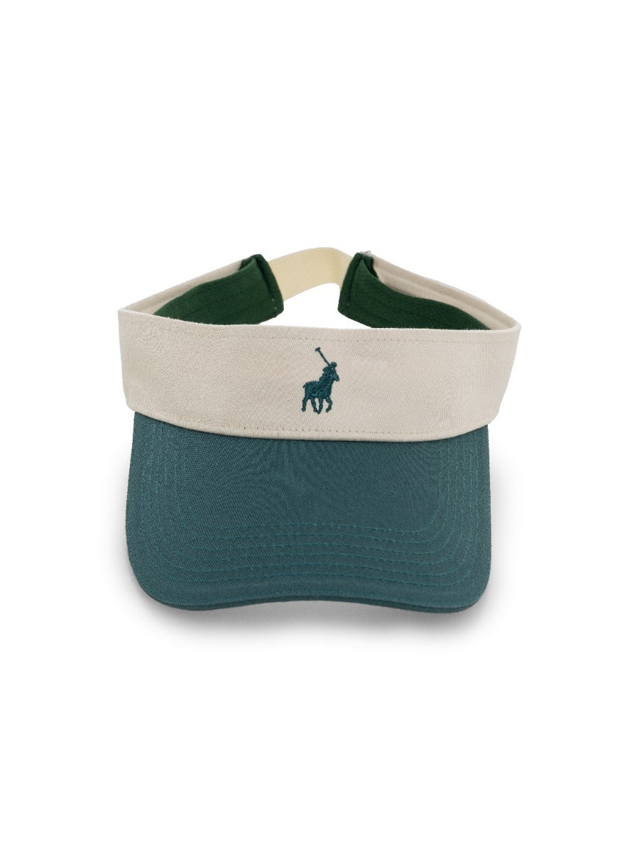Cotton Elasticated Visor in Green