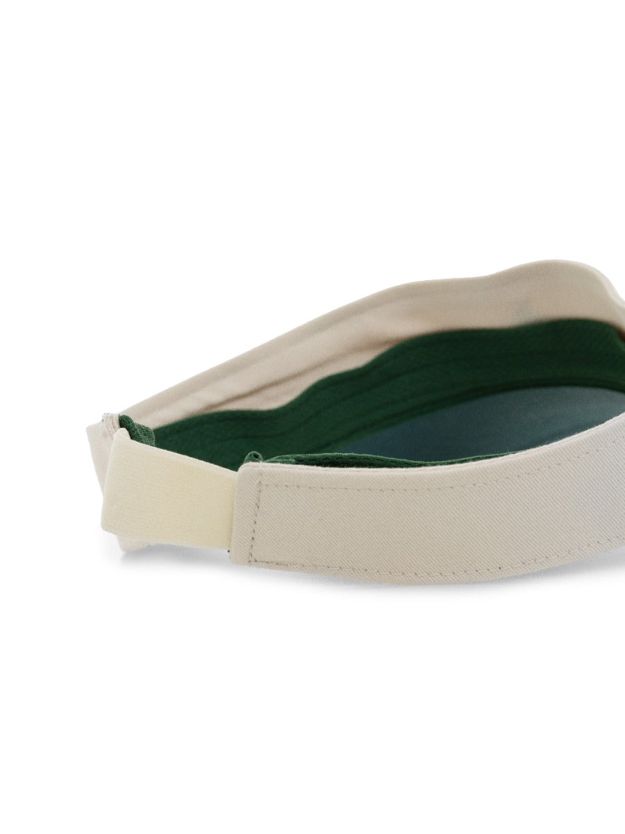 Cotton Elasticated Visor in Green