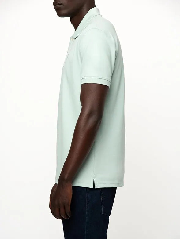Essential Pique SS Golfer in Aqua