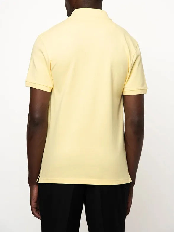 Essential Pique SS Golfer in Light Yellow