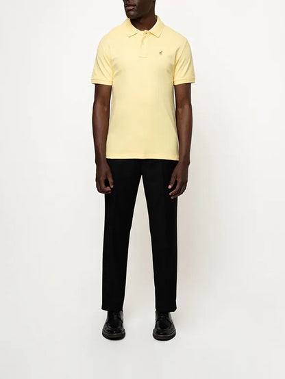 Essential Pique SS Golfer in Light Yellow