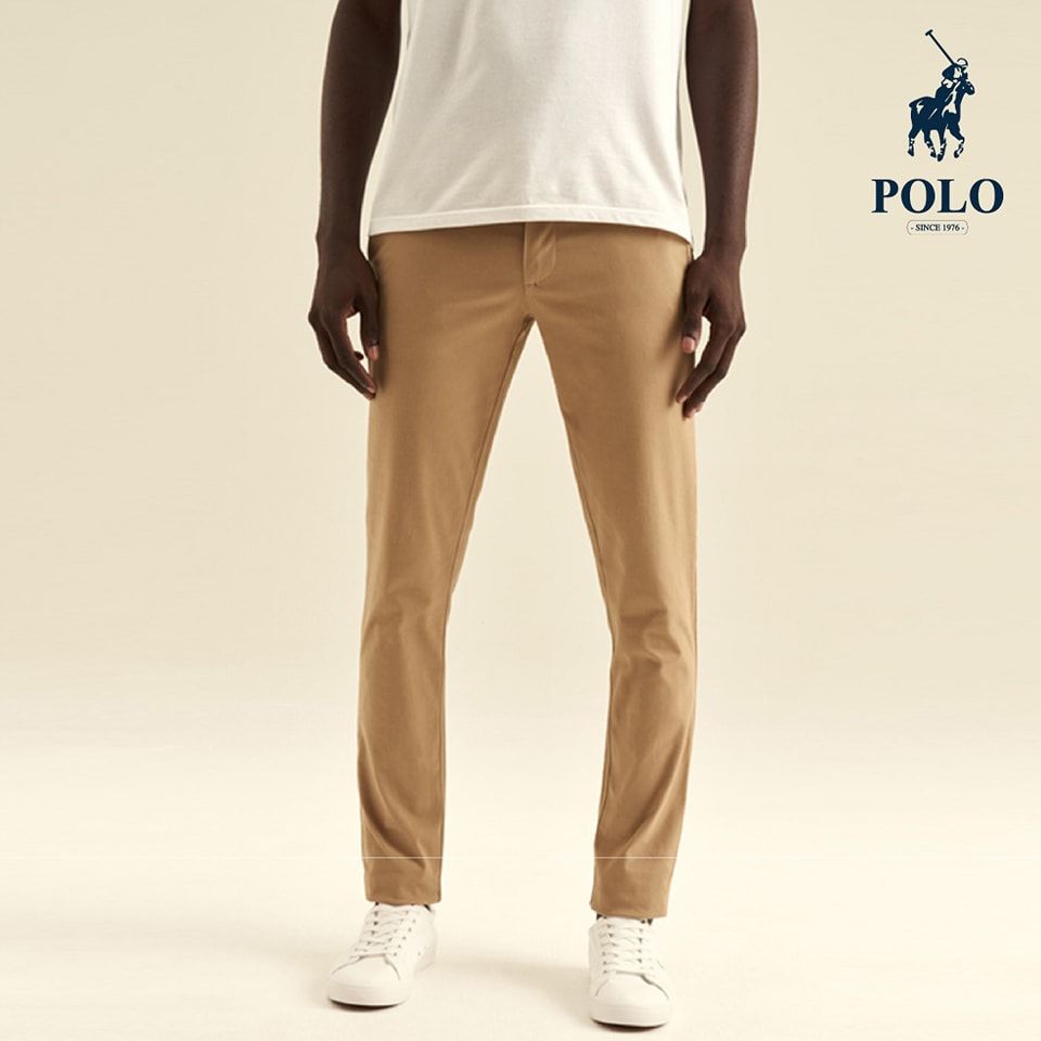 Venice Slim Fit Chino in Khaki