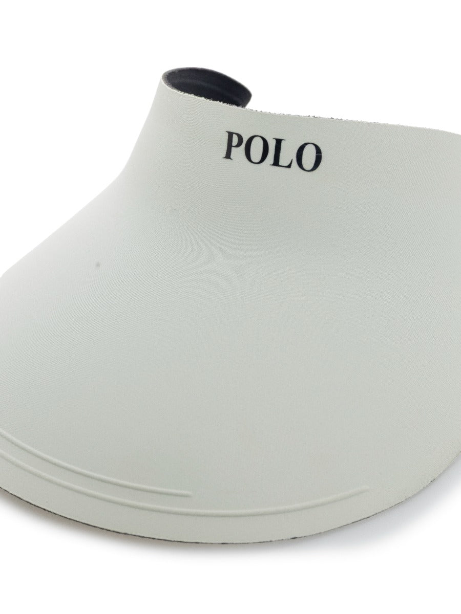 Wide Brim Sun Visor in Milk