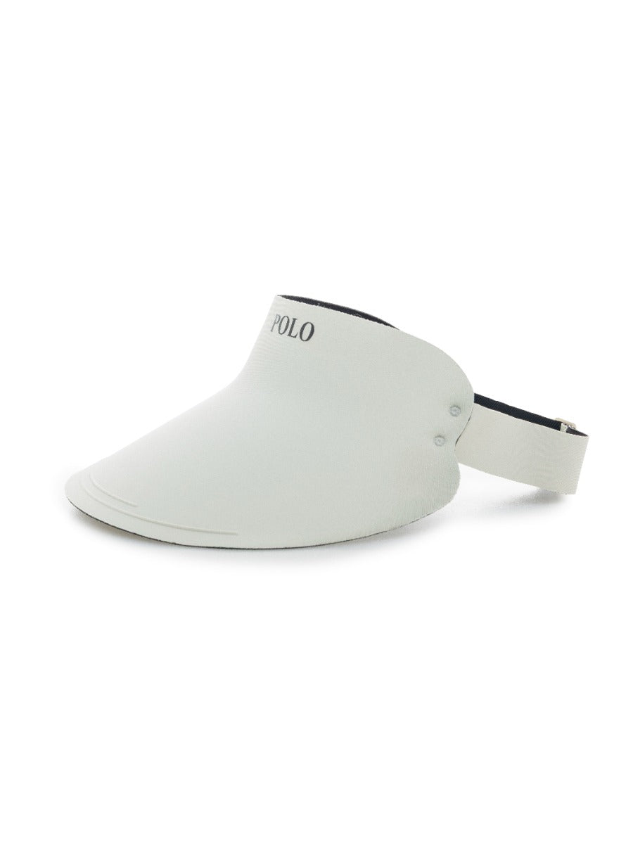 Wide Brim Sun Visor in Milk