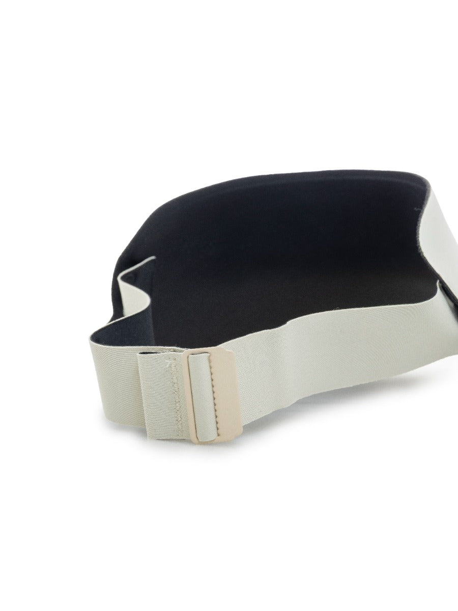 Wide Brim Sun Visor in Milk