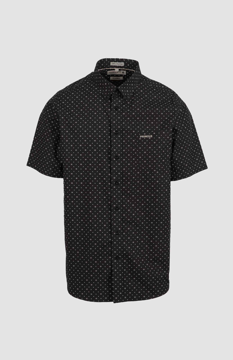Quade SS Classic Shirt in Black