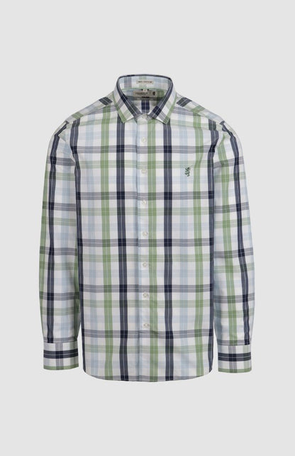 Collin LS Tailored Shirt in Blue