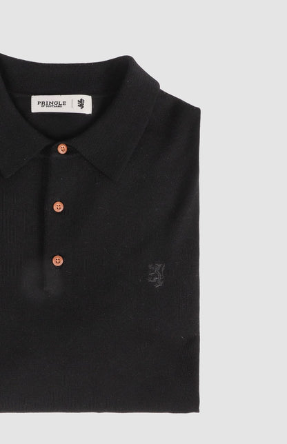 Gary LS Merino Golfer in Black