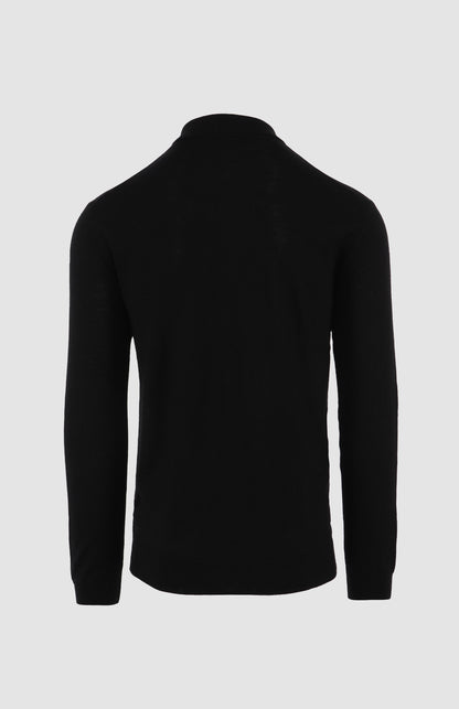 Gary LS Merino Golfer in Black