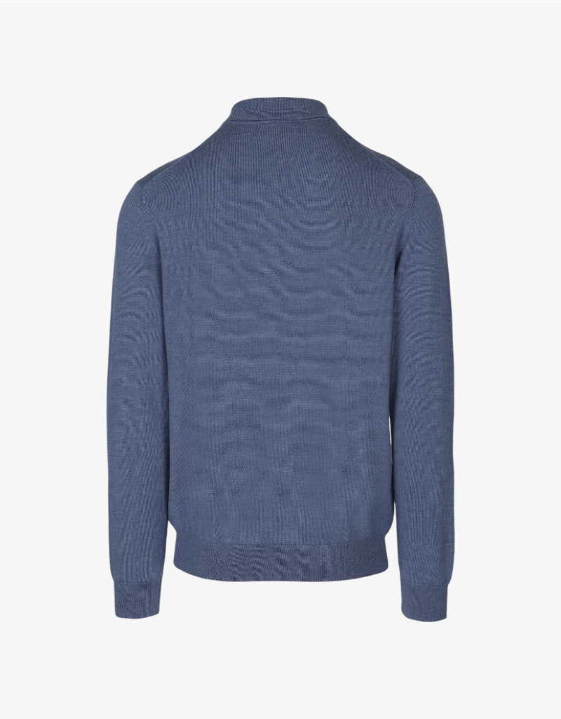 Gary LS Merino Golfer in Blue