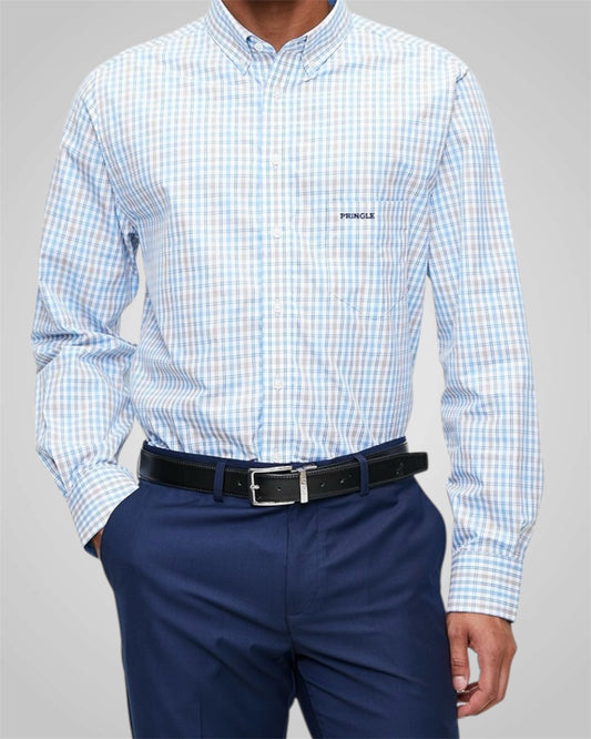 Nicholas LS Classic Shirt in Blue