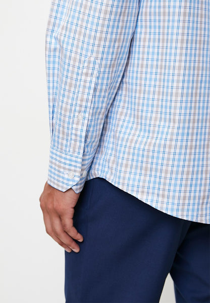Nicholas LS Classic Shirt in Blue