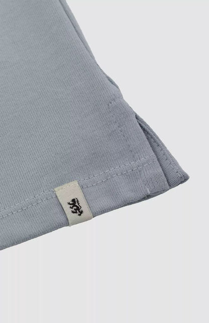 Richard Raised Print T-Shirt in Light Blue